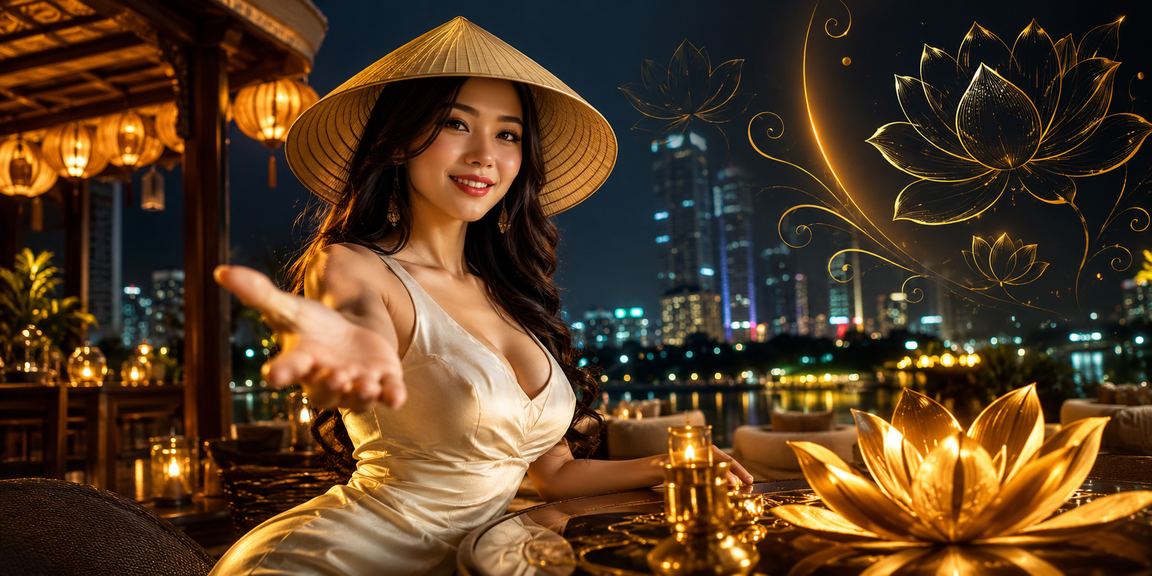 Người phụ nữ đội nón lá tại Đà Lạt nhận hoàn tiền rebate từ ứng dụng cá cược